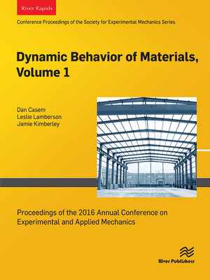 cover image of Dynamic Behavior of Materials, Volume 1